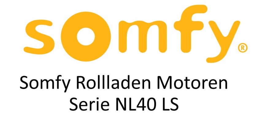 Somfy Motoren Serie NL 40 - SW40 Stahlwellen